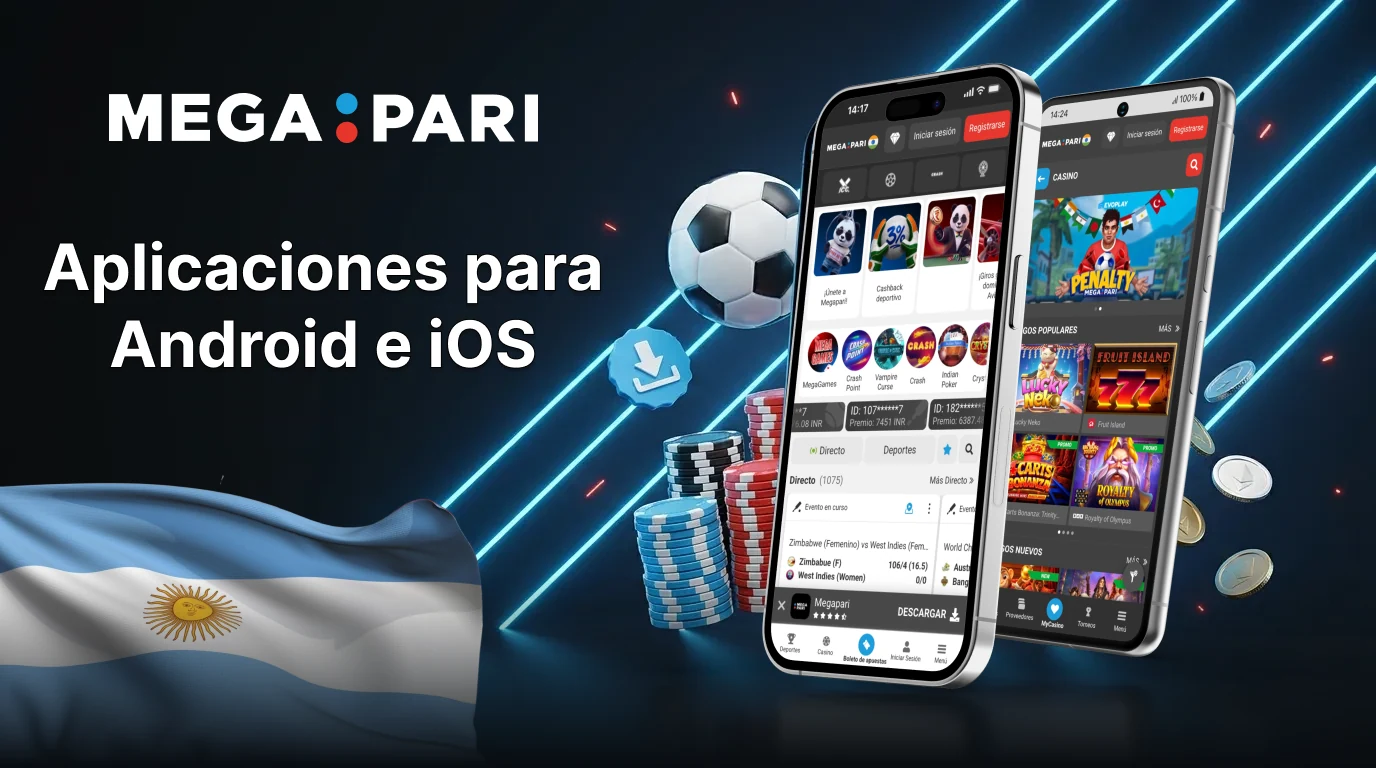 Megapari app para Android e iOS en Argentina
